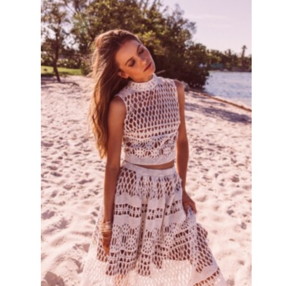 Free People Cropped Skirt Set Ministry of Style - Picture 4 of 8